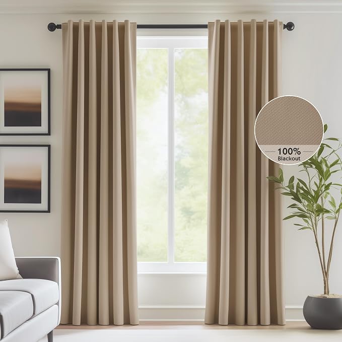 FMFUNCTEX 100% Blackout Curtains - Image 2
