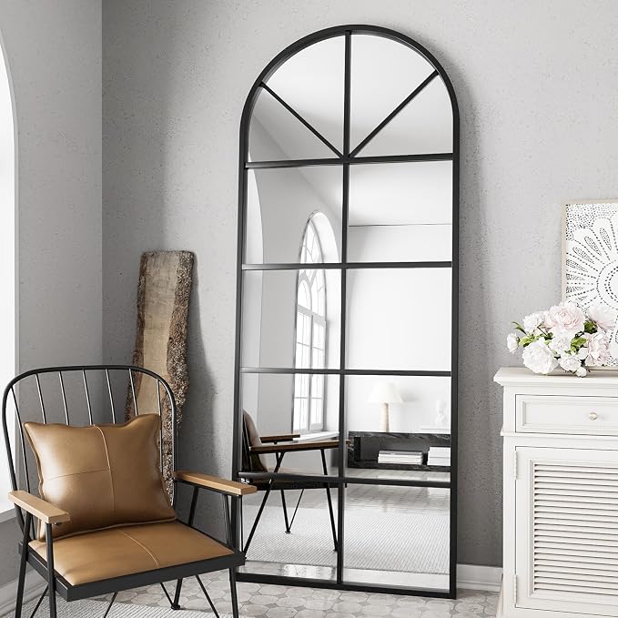 Floor Full Length Mirror, Oversize Wall Full Body Mirrors, No Stand - Image 3