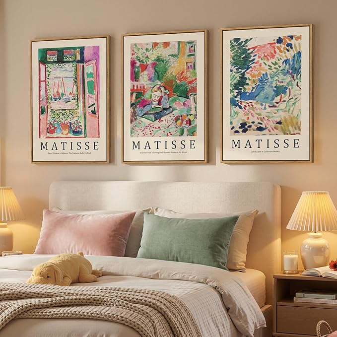 Framed Abstract Matisse Wall Art - Image 2