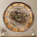HOIBAI Large Wall Clock, 24 Inch Wall Clocks by HOIBAI