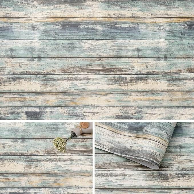 Arthome11x100'' Rustic Wood Contact Paper Peel and Stick Self-Adhesive Wallpaper by ArthomeWALLDECOR