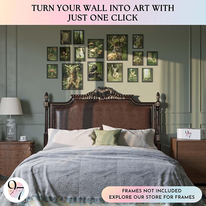 97 Decor Large 11x14 Nature Goblincore Decor - Image 3