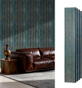 Wood Slat Wall Panels for Interior Wall Decor, Acoustic MDF Wall Panels by Unknown