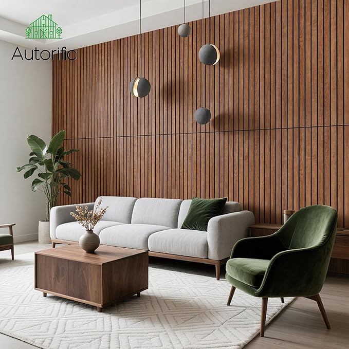 Wood Veneer Sound Panels, 10 Pack 47.2”x23.6” Wall Panels, Decorative Acoustic - Image 6
