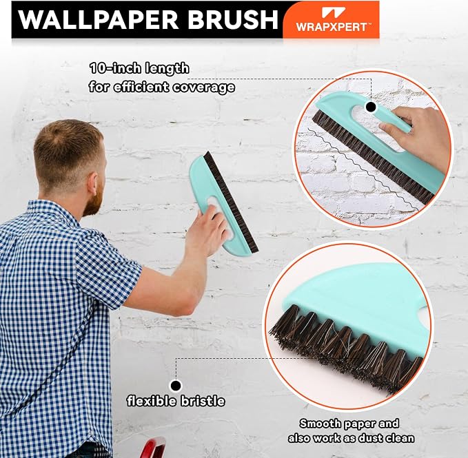 WRAPXPERT Peel and Stick Wallpaper Tools, Wallpaper Smoothing Tool Kit - Image 2