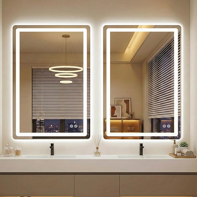 AMOISE LED Bathroom Vanity Mirror by AMOISE