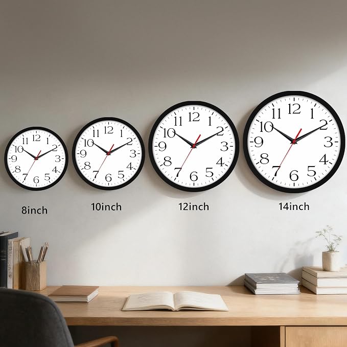 DAXSMY 10 Inch Wall Clock - Image 3