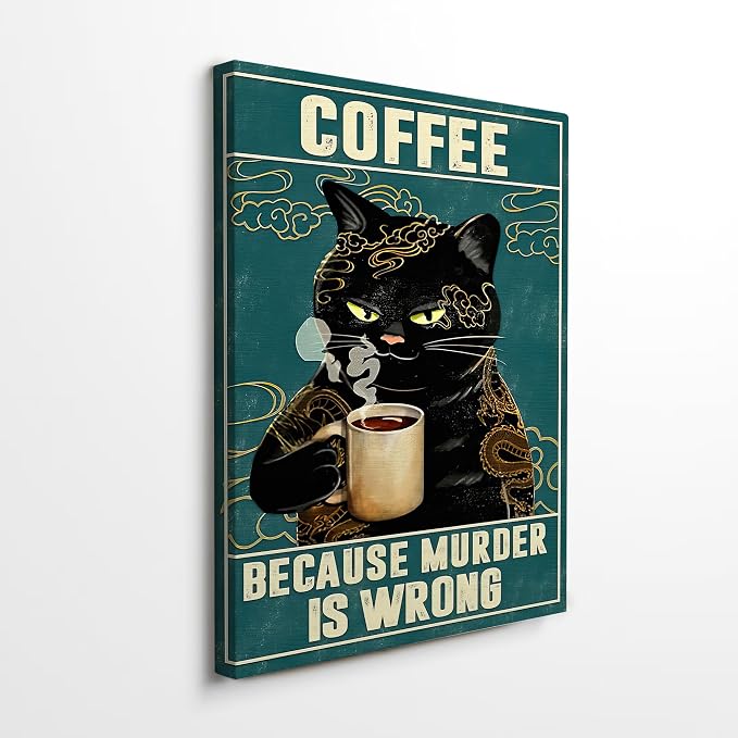 DIHSIEG Inspirational Canvas Wall Art funny bathroom wall art Print Poster by DIHSIEG