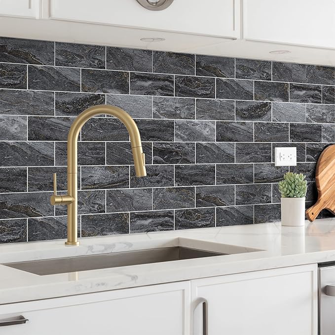 StyloVue 4 Pieces Peel and Stick Backsplash - Image 2