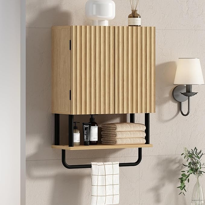 RUSTOWN Farmhouse Bathroom Wall Cabinet by RUSTOWN