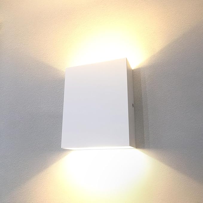 KICAAO LED Wall Sconces Set of Two, 12W Modern Wall Lamp, Hardwired Aluminum - Image 2