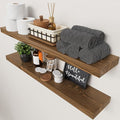 BAOBAB WORKSHOP Solid Wood Floating Shelves by BAOBABWORKSHOP