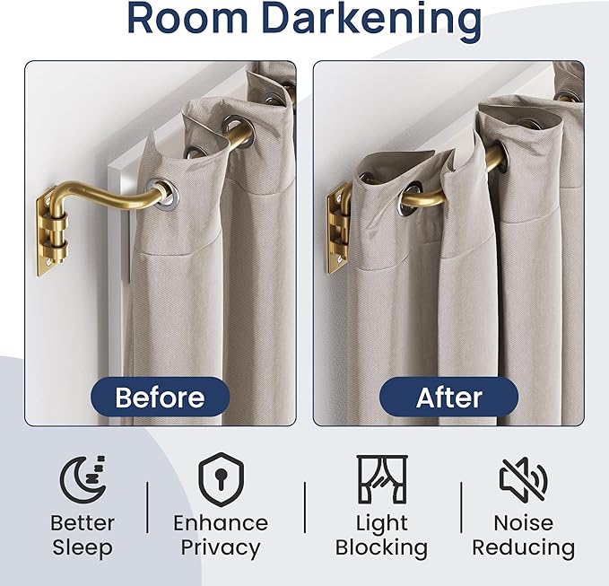 ENJOYBASICS Blackout Curtain rod - Image 6