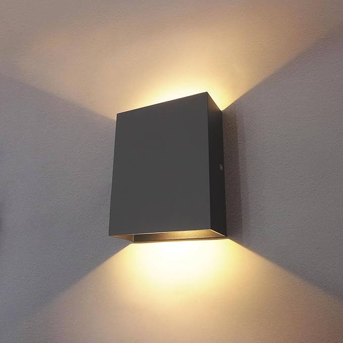 KICAAO LED Wall Sconces Set of Two, 12W Modern Wall Light, Hardwired Aluminum - Image 2