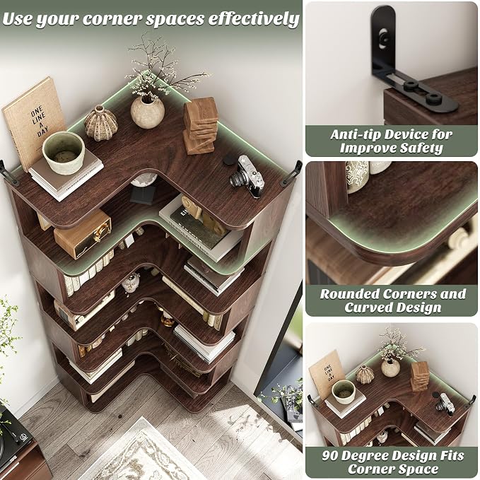 Armocity Corner Book Shelf - Image 5