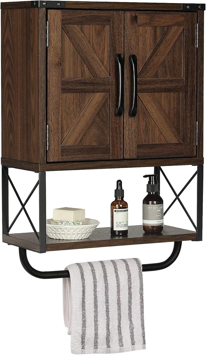 RUSTOWN Farmhouse Rustic Medicine Cabinet by RUSTOWN