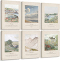 Christian Scripture Wall Art Set of 6 Bible Verse Canvas Wall Decor Psalm 23 by Unknown