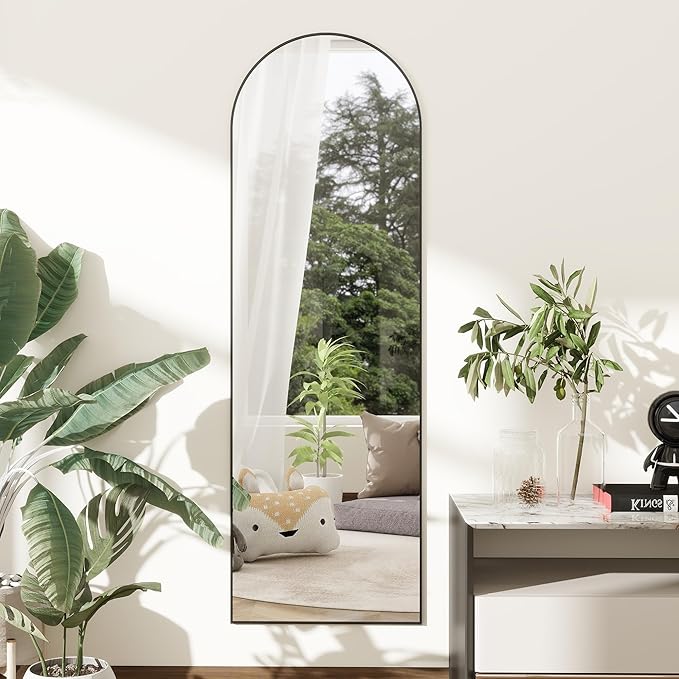 Over the Door Mirror Full Length, Behind the Door Wall Mirror, Back of Door - Image 8