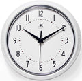 Infinity Instruments LTD. Retro 9 inch Silent Sweep Non-Ticking Mid Century by InfinityInstruments