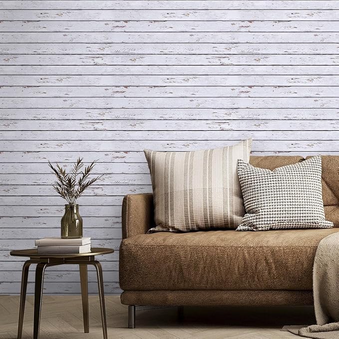 COMSTICKC 3D Faux Wood Wall Sticker, Peel and Stick Wall Covering, DIY - Image 7