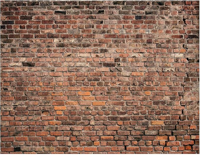 YYNXSY 6X4FT Large Fabric Brick Background by YYNXSYPhotographySupplies