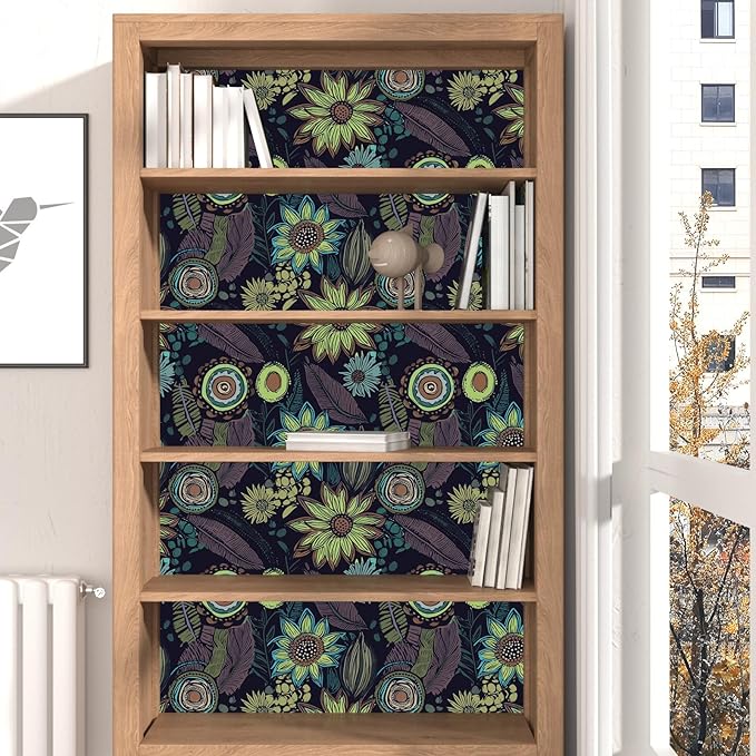 Vintage Boho Wallpaper Peel and Stick, Gothic Floral Contact Paper, Retro - Image 7