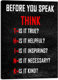 Pyradecor Motivational Think Before You Speak Classroom Positive Quotes by Pyradecor