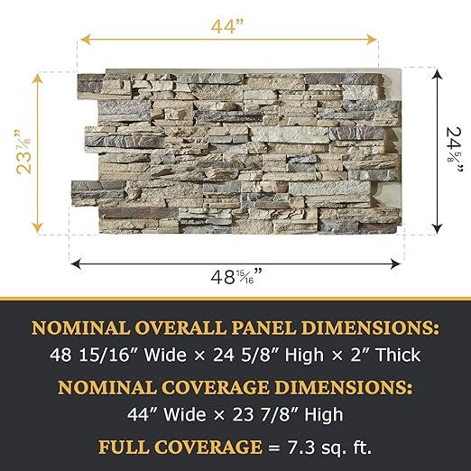 AZ Faux High-Density Polyurethane Faux Stone Wall Covering Panels - Image 3