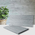 AULIGET 2-Piece Grey Shale Peel and Stick Backsplash Wall Tiles, Laundry Room by AULIGET