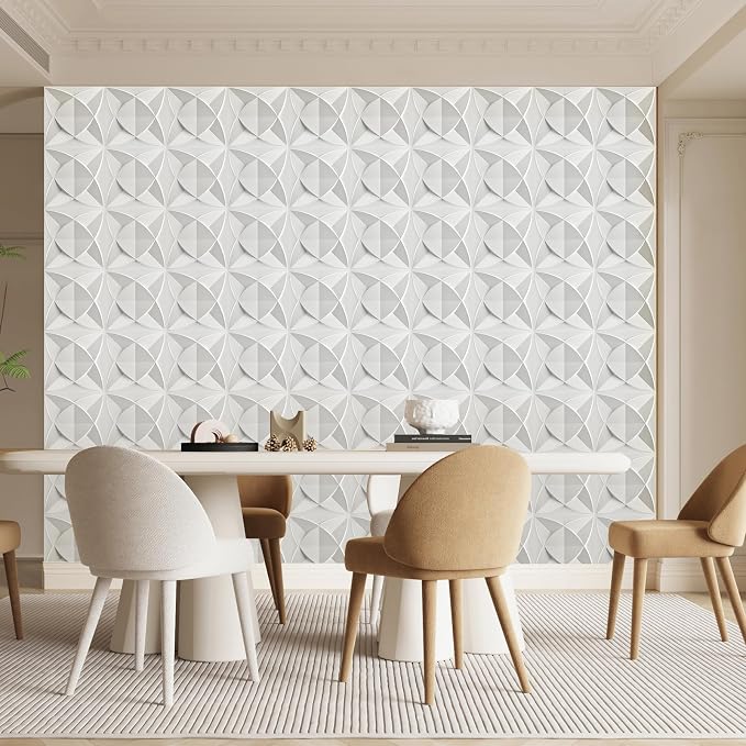 Heikki 30 Pack 3D Wall Panel for Interior Wall Décor, PVC Flower Textured Wall - Image 7