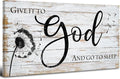 AIYISU Christian Bible Verses Wall Art Rustic Wall Decor by HOME