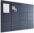 Bumusty Large Cork Board Alternative-48 x 36" Felt Bulletin Board Tiles by BUMUSTY