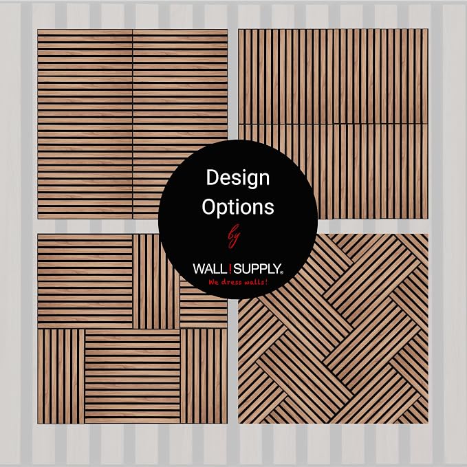 Wall!Supply 3D Soundproof Wall Panels – Acoustic Walnut Finish – EPS Foam - Image 7