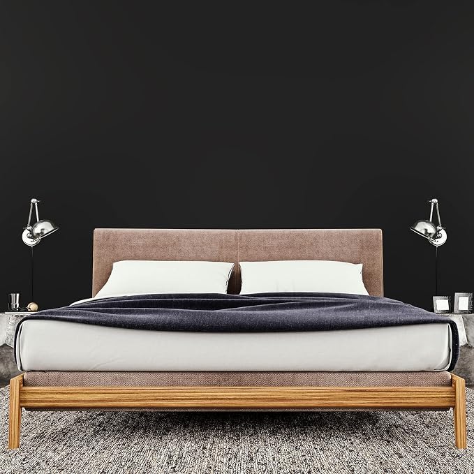 Black Peel and Stick Wallpaper, 15.7 X 315 inches Renter Friendly Wallpaper - Image 4