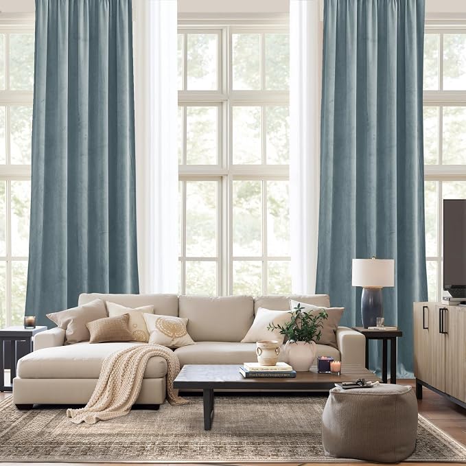 NICETOWN Velvet Curtains 84" Length - Image 9