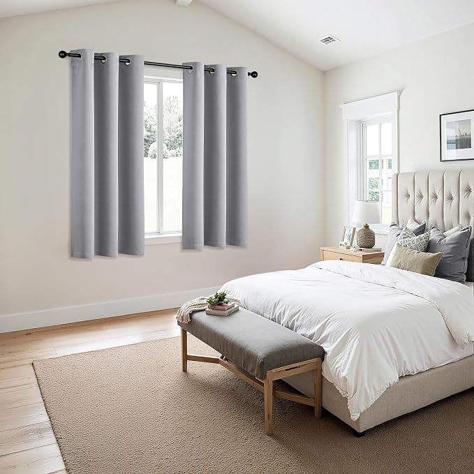MIULEE Blackout Curtains for Bedroom Living Room 2 Panels, Thermal Insulated - Image 6