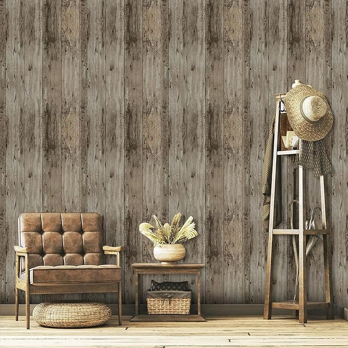 TANONE Wood Contact Paper Kitchen Peel and Stick Wallpaper, Self Adhesive - Image 2