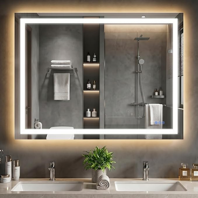 Antok 36"x 48" LED Bathroom Mirror by AntokMirror