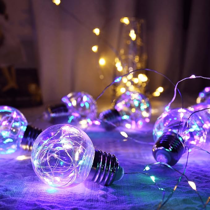 YOLIGHT Wishing Ball Curtain Lights 200 LED Window Curtain String Light - Image 7
