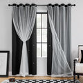 XiDi Room Darkening Curtains 84 inches Long, Unicorn Curtains by Addsomecolortolife