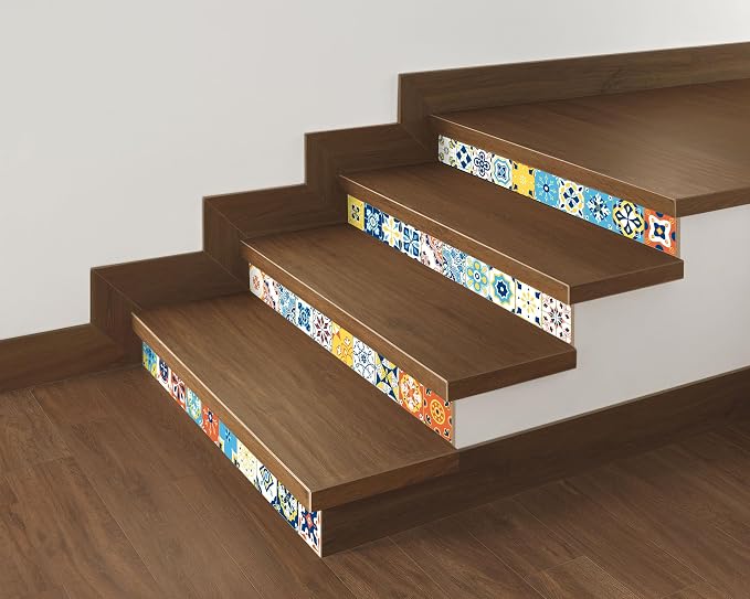 FLFK Wallpaper Border Tile Stickers Peel and Stick Wall Border - Image 6
