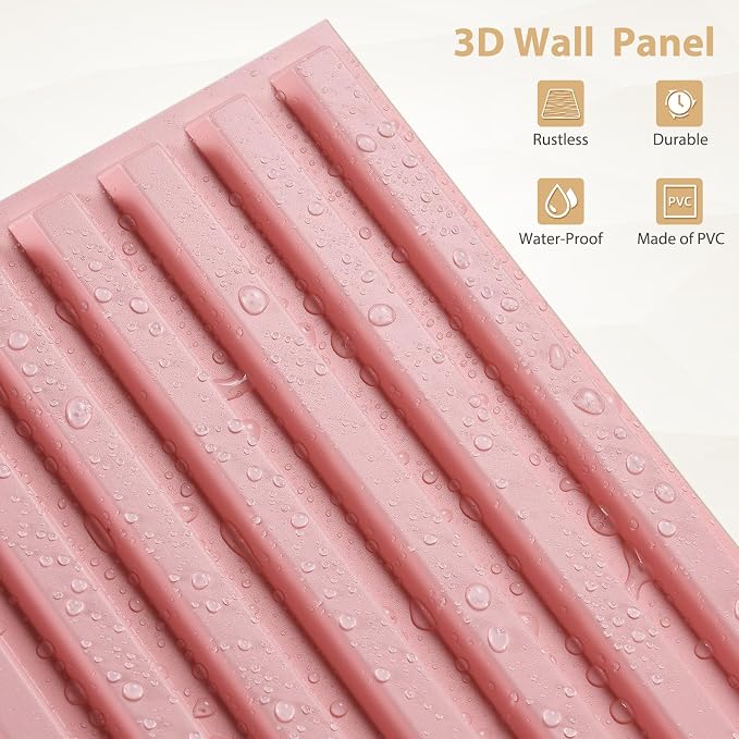Heikki 30 Pack 3D Wall Panel for Interior Wall Décor, PVC Flower Textured Wall - Image 2