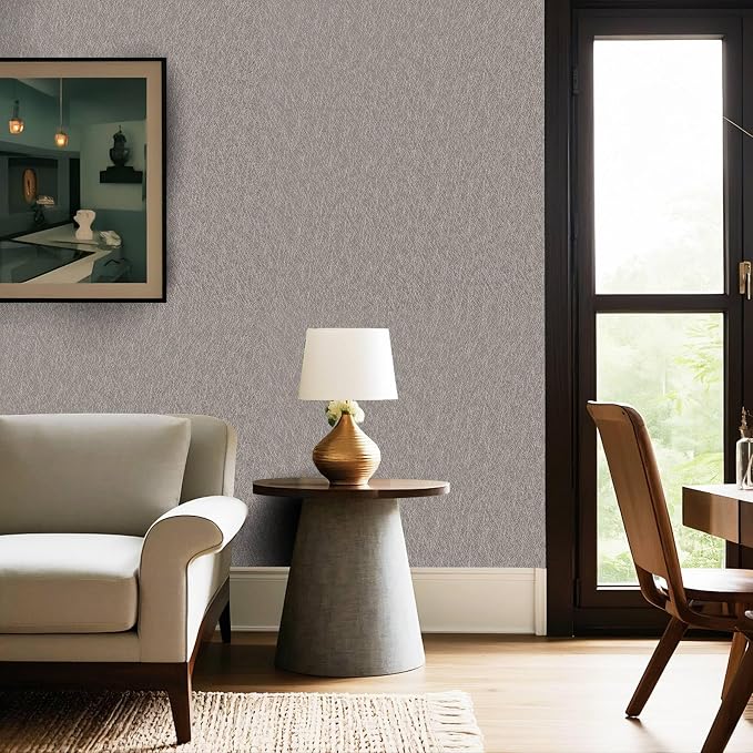 Taupe Peel and Stick Self Adhesive Wallpaper - Image 7