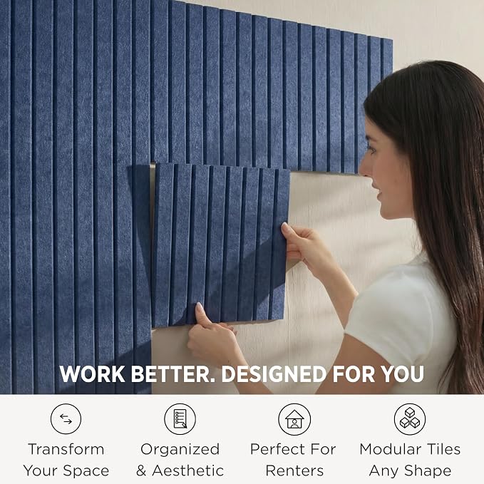 VIVELDA Large Bulletin Board 48"x36" - Image 2