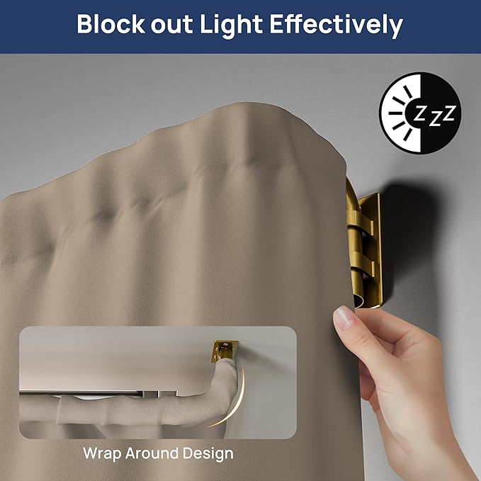 ENJOYBASICS Blackout Curtain rod - Image 3