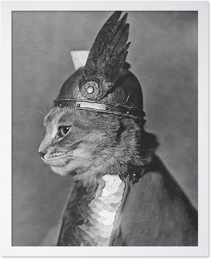 Poster Master Vintage Armored Cat by PosterMaster
