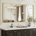 FICTOR Bathroom Vanity Mirror-Gold, 60x36 Inch, Shatterproof & Anti-Rust by FICTOR