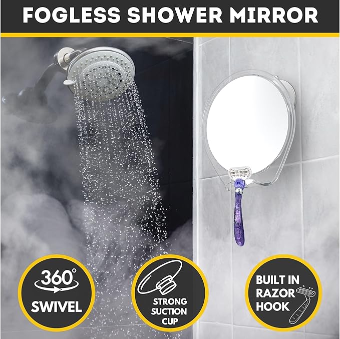 HONEYBULL Fogless Shower Mirror - Image 2