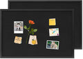 DAHAPYBOO Cork Board with Linen Black 2Pack, Bulletin Board 30"x20", Corkboards by DAHAPYBOO