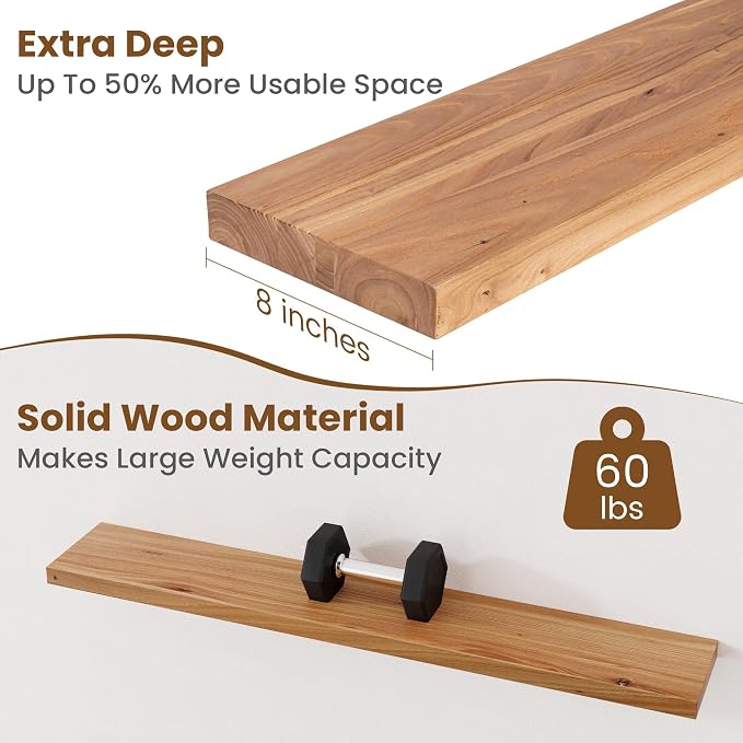 Floating Shelves for Wall Decor, Wall Shelves - Image 5